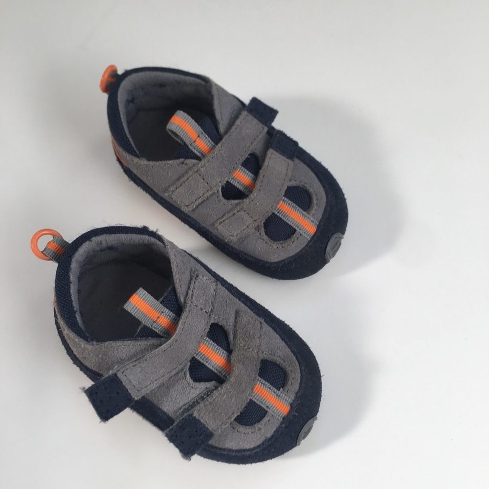 Suede baby boy shoes